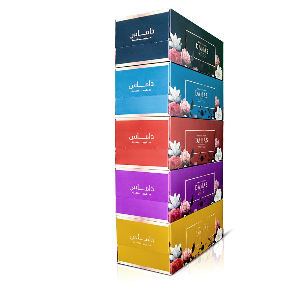 Damas | High-Quality Hygienic Facial Tissue Paper (Pack of 5)