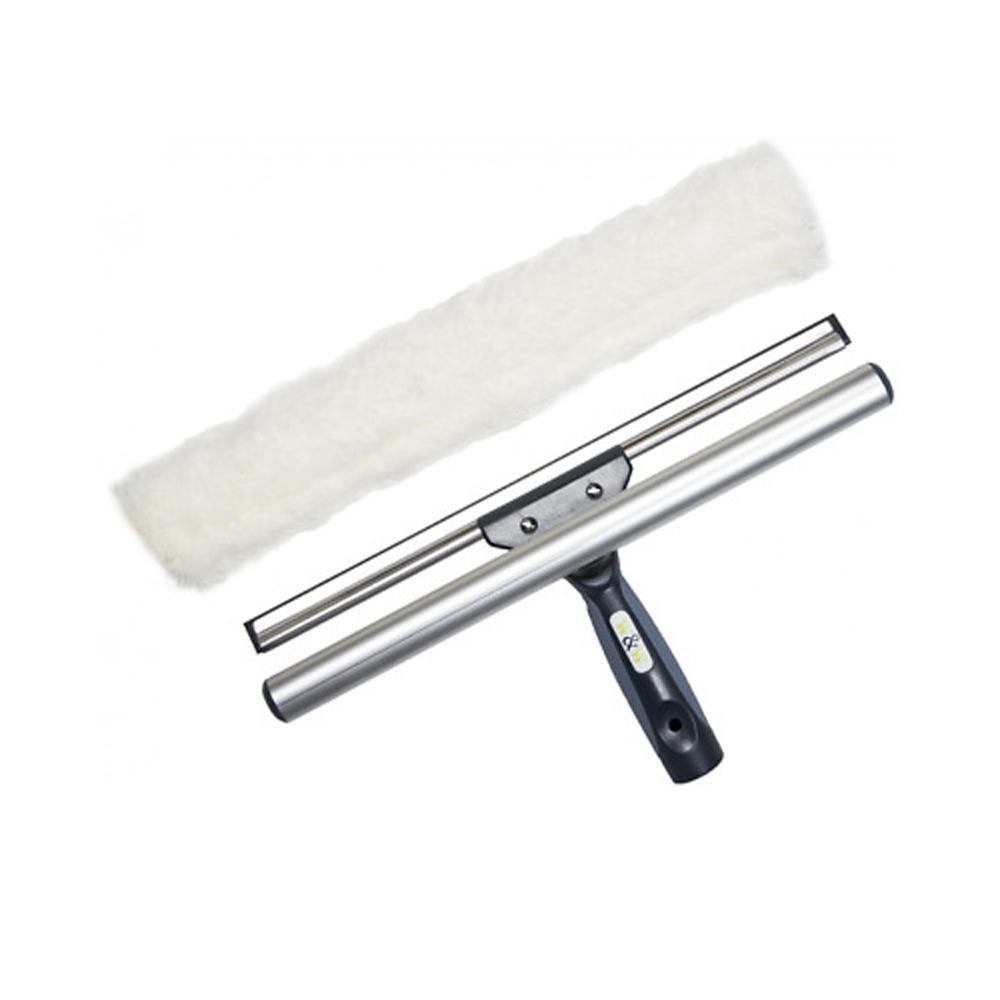 Heavy Duty Stainless Steel Glass Wiper with Applicator 35 cm