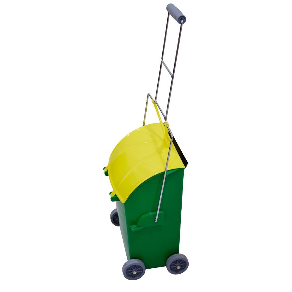 Pocker Dust Pan with Four Wheels 15 Liters