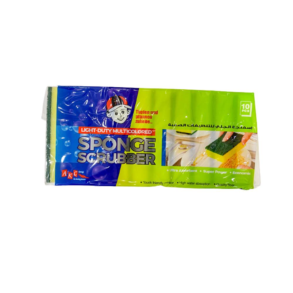 Scrubber Sponge | 15 x 9.5 cm | YELLOW/GREEN