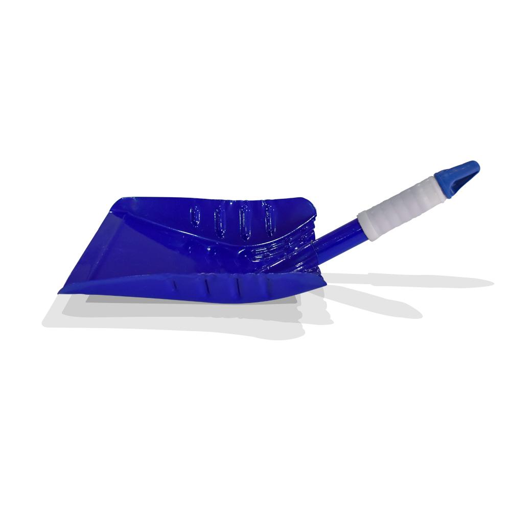 Dust Pan metal with plastic handle | Blue