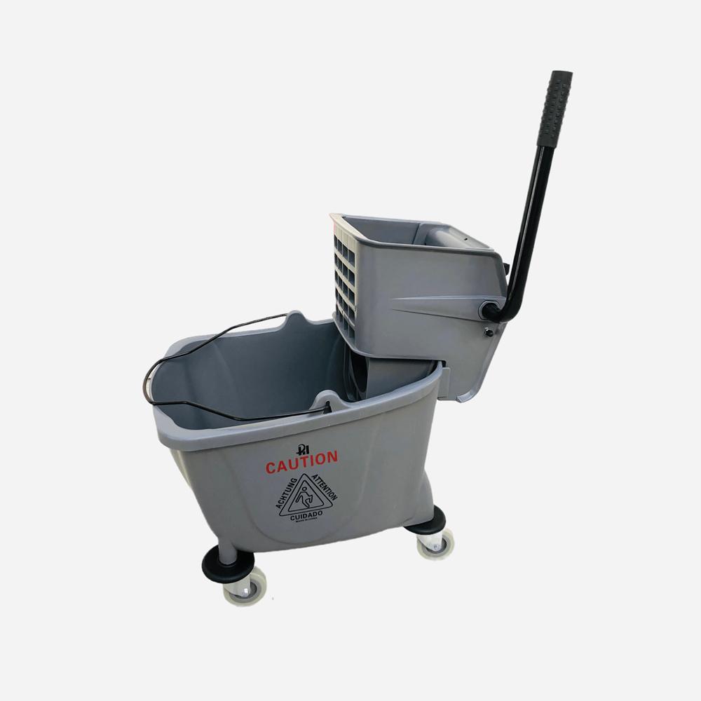Mop Bucket with Deluxe Wringer | 32LTR | Grey