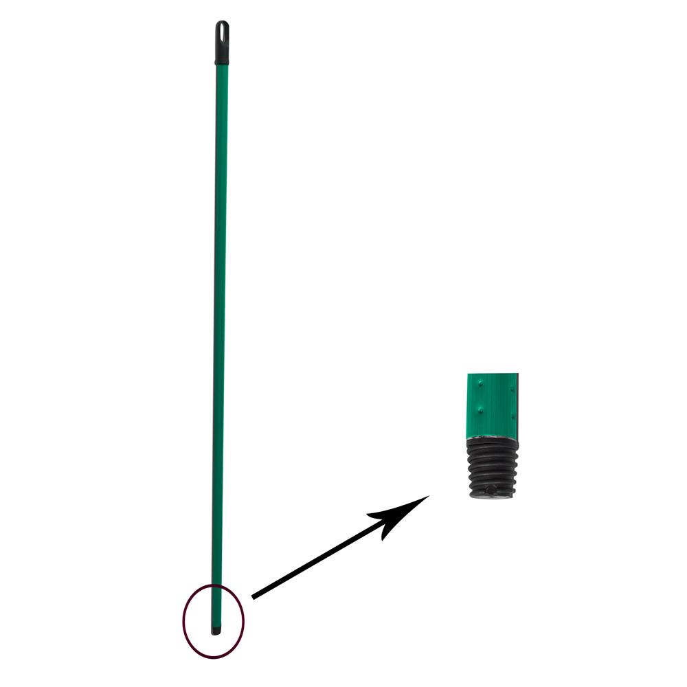 Metal Handle | Screw-Thread | 130 cm GREEN