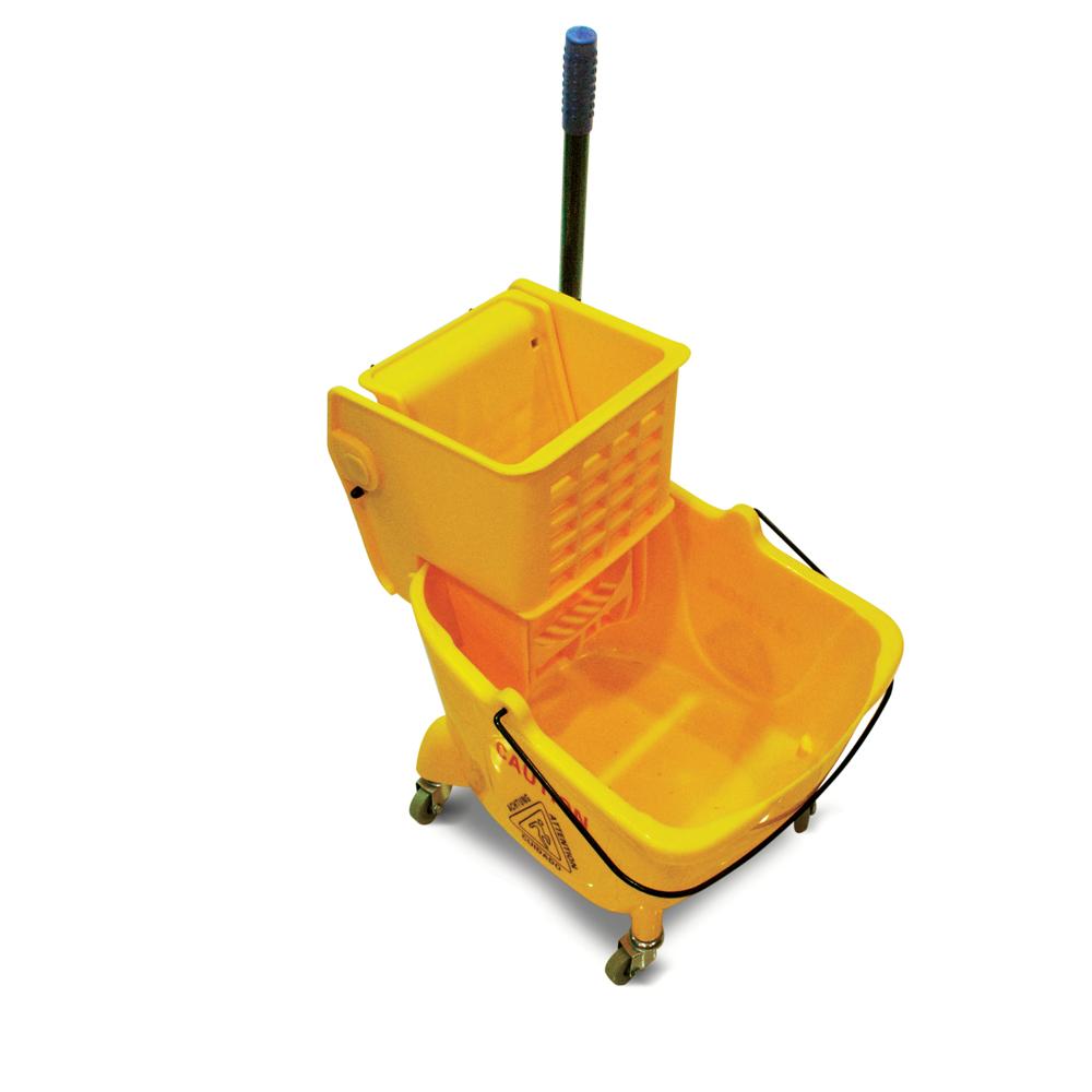 Single Bucket Mop Trolley | 24LTR | YELLOW
