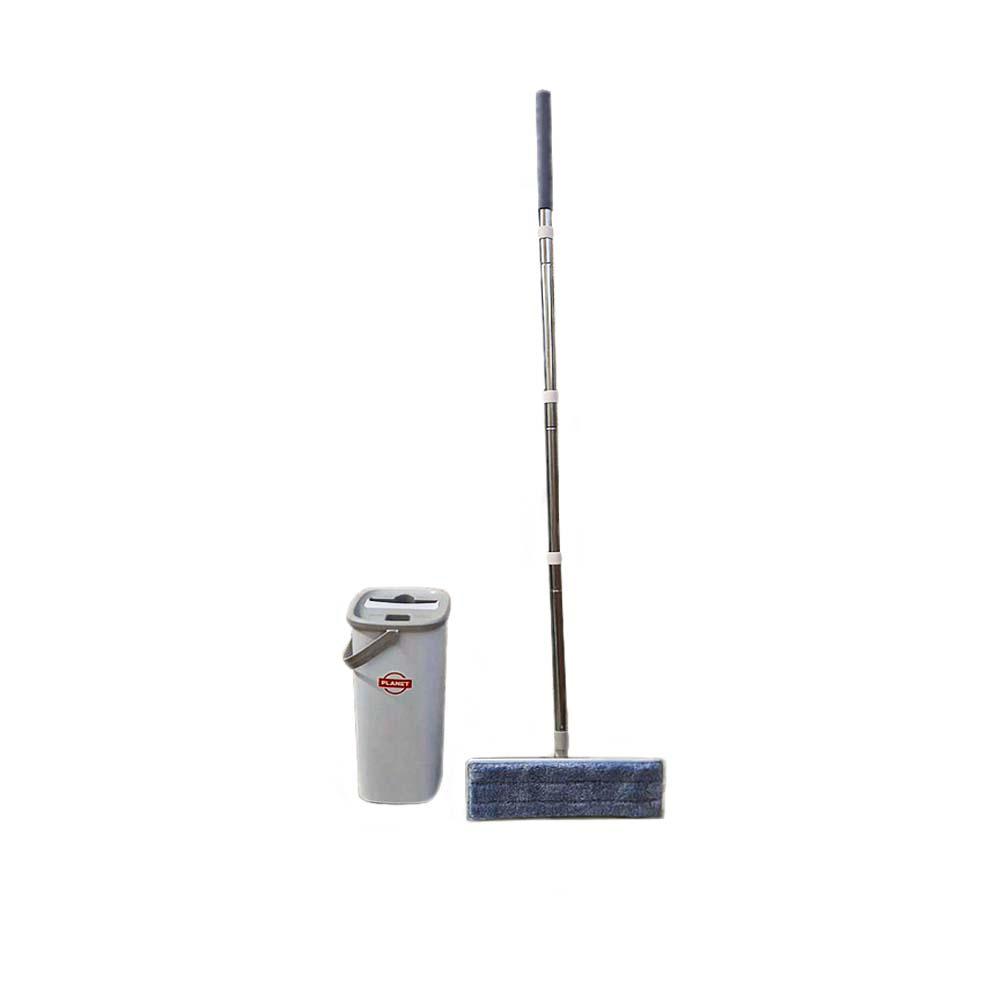 Squeeze mop with bucket combo
